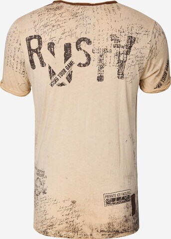 Rusty Neal T-Shirt in Beige