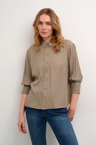 Camicia da donna 'Nola' di Cream in marrone: frontale