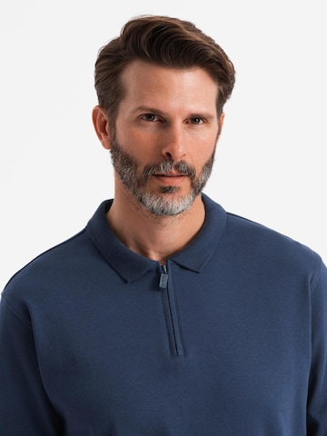 T-Shirt 'OM-POLS-0130' Ombre en bleu