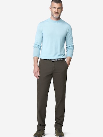 Regular Pantalon chino 'Roma 2-5628' MEYER en vert