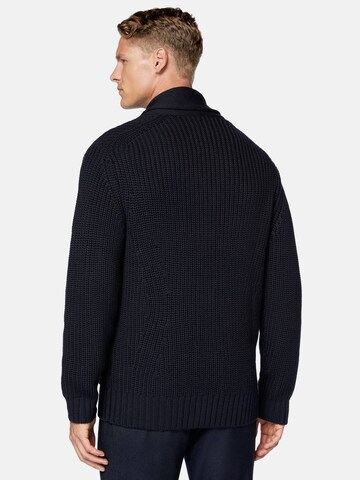 Boggi Milano Gebreid vest in Blauw