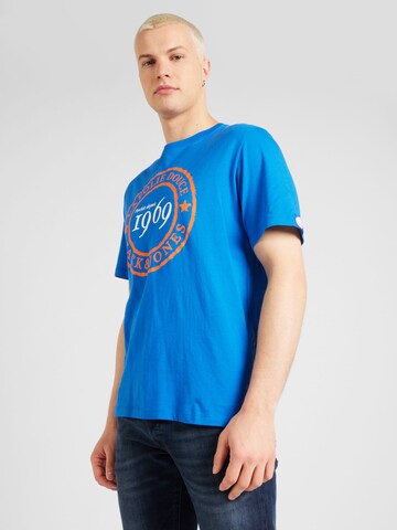 JACK & JONES T-shirt 'DOUCE' i blå: framsida