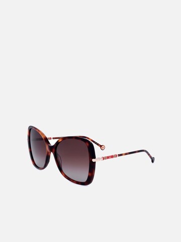 Carolina Herrera - Gafas de sol en marrón: frente