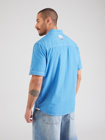 Coupe regular Chemise CAMP DAVID en bleu