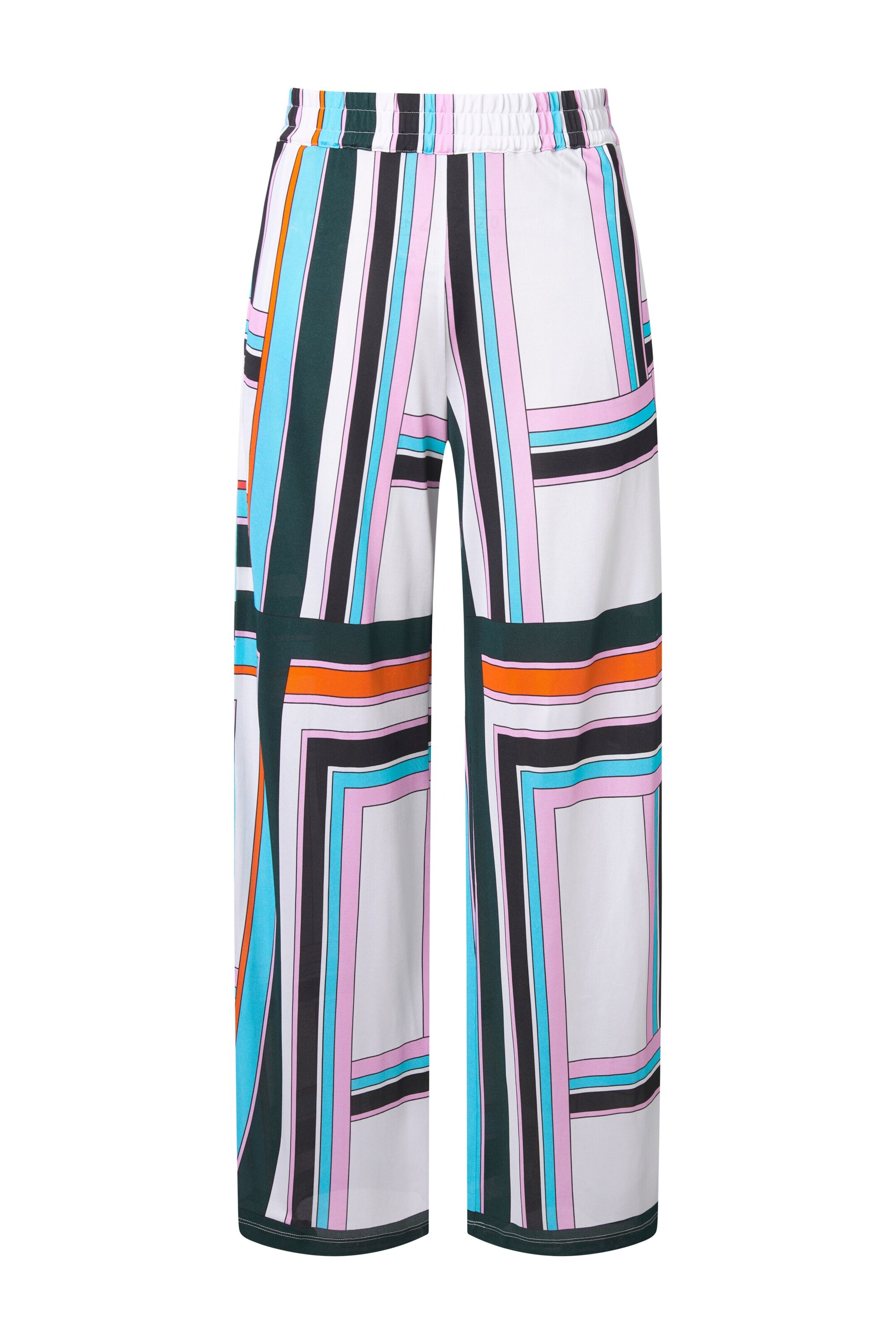 Ulla Popken Regular Hose in Weiß: Vorderseite