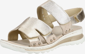 ARA Sandale in Silber: Vorderseite