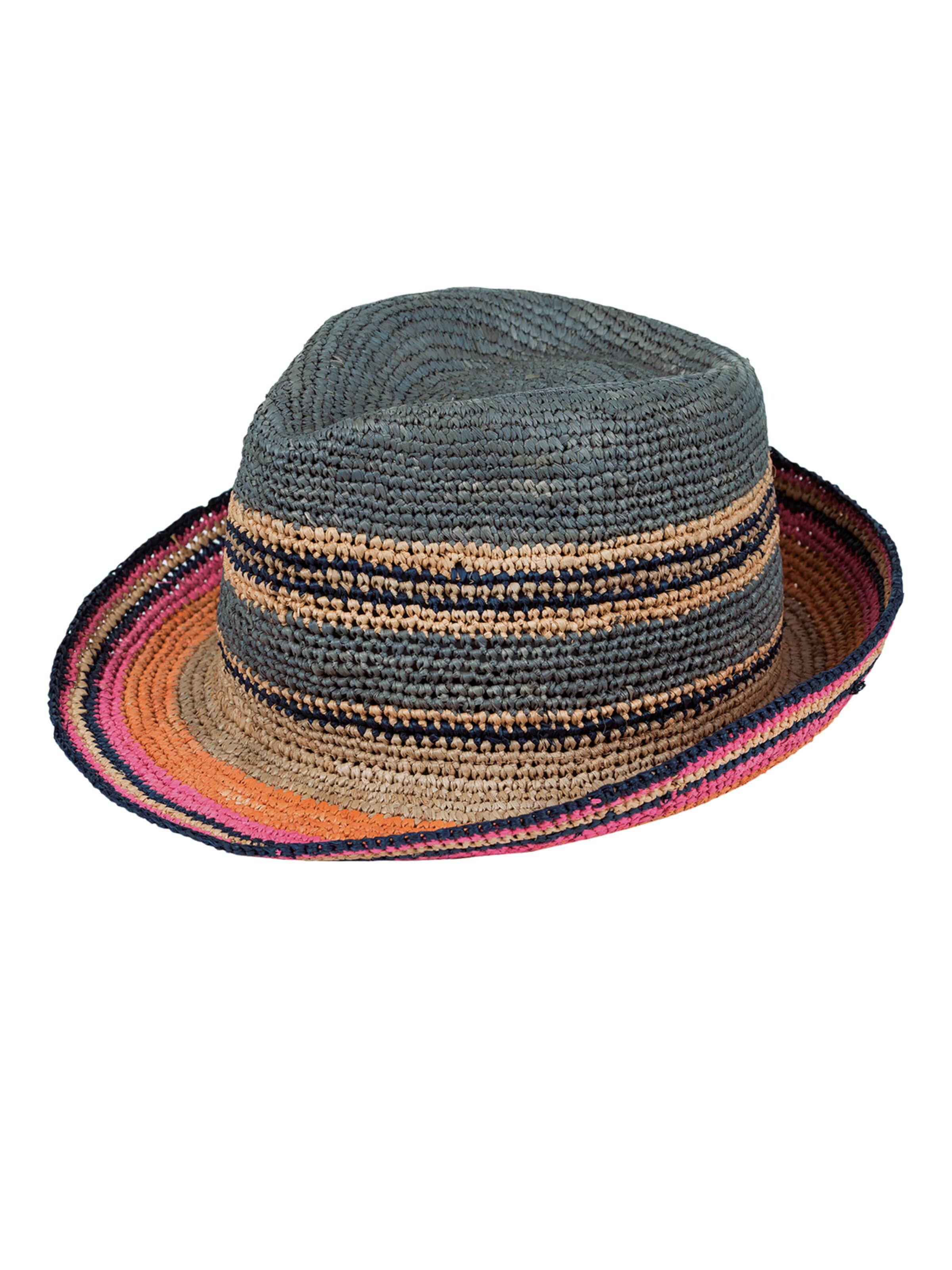 CAPO Hat 'Strohhut, Trilby, bunt' in Mixed colors: front