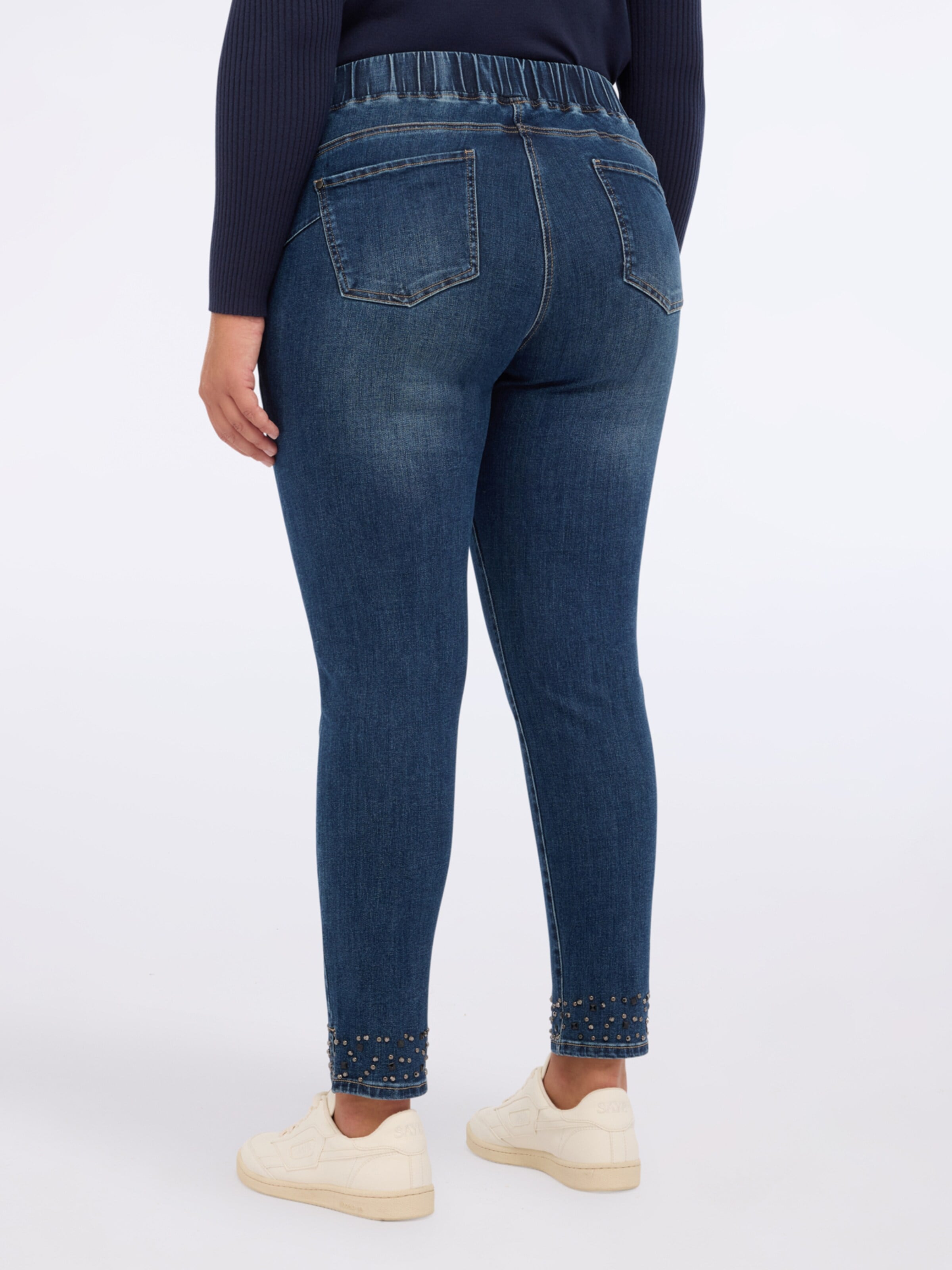Fiorella Rubino - Skinny Vaquero en azul