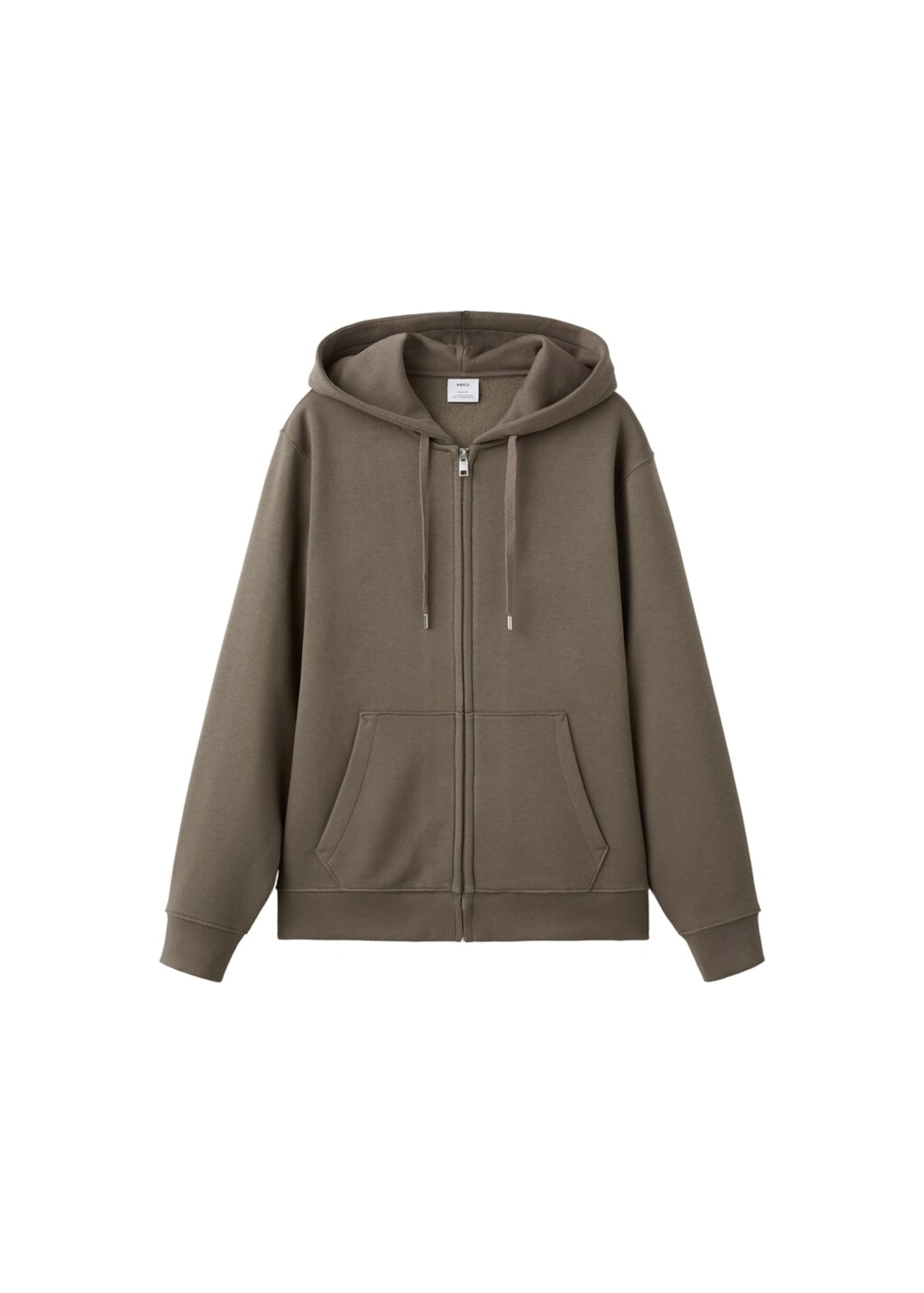 MANGO MAN Sweatshirt 'Bady' in Brown: front