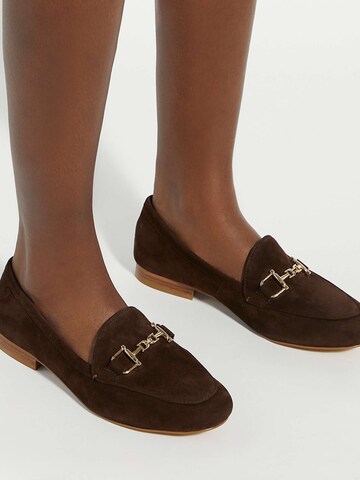 Dune LONDON Instappers 'Glair' in Bruin