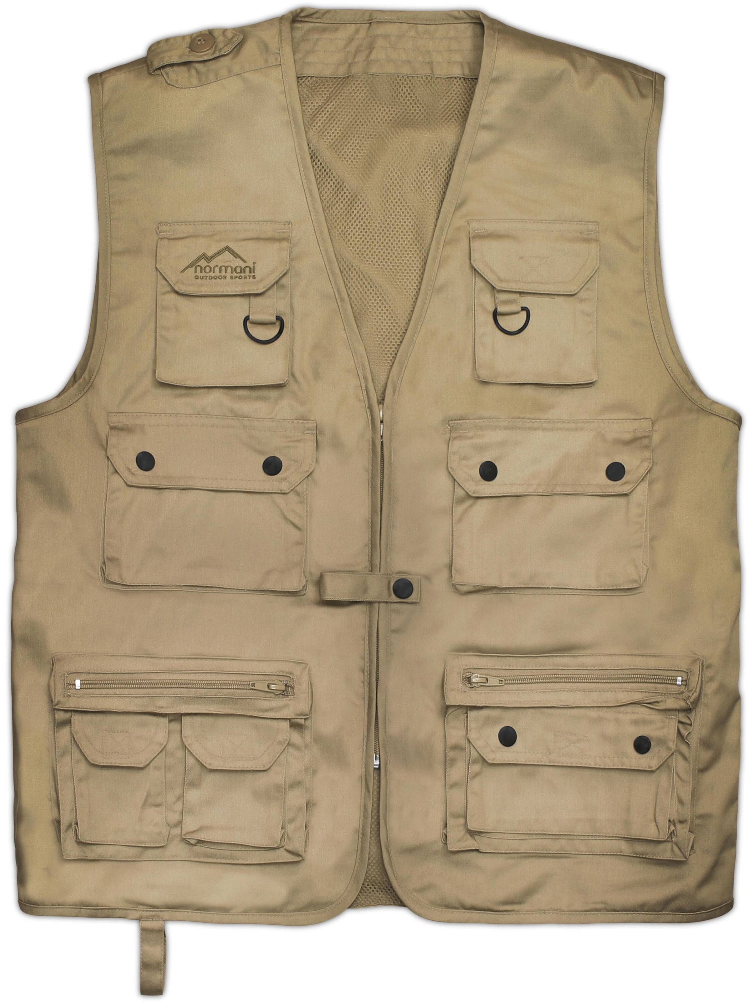 Gilet de sport normani en vert : devant