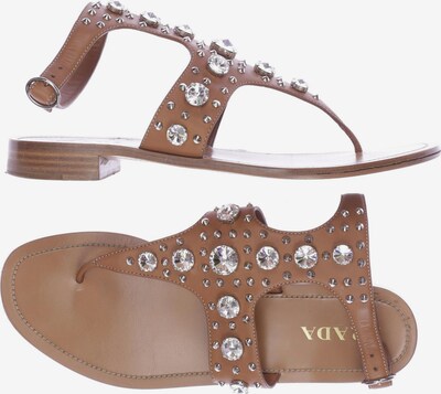 PRADA Sandals & High-Heeled Sandals in 40,5 in Brown, Item view