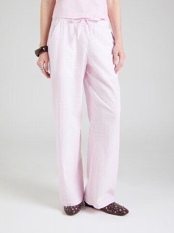 Baggy Pantaloni di HOLLISTER in rosa: frontale
