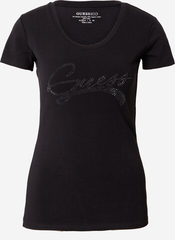 GUESS Shirt 'Adelina' in Zwart: voorkant