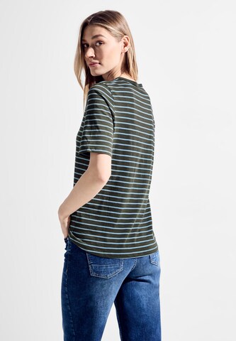 CECIL T-Shirt (GOTS) in Grün