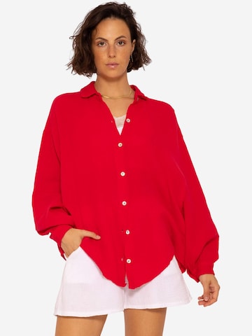 SASSYCLASSY Blouse in Rood: voorkant