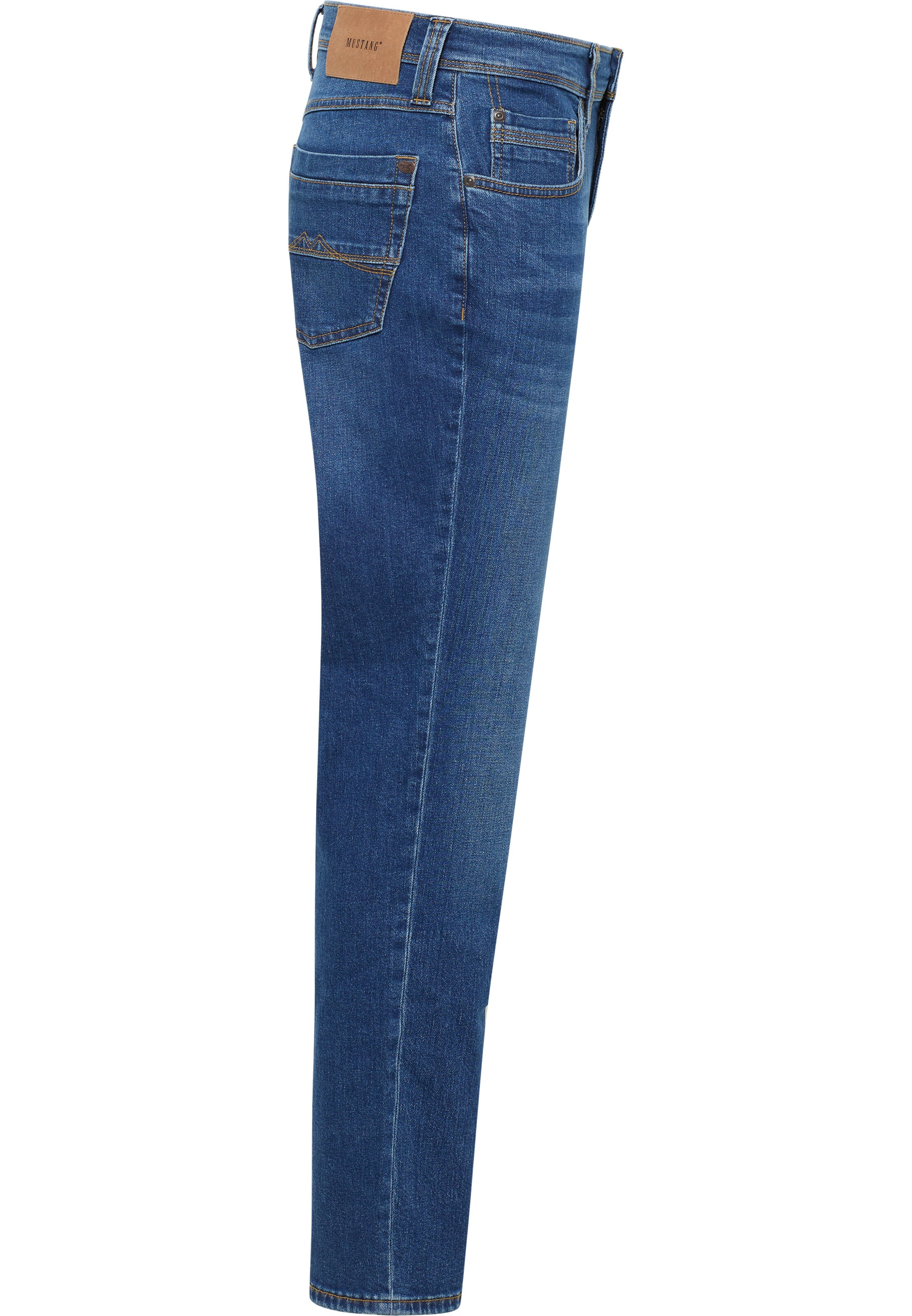 MUSTANG Loosefit Hose 'Washington' in Blau