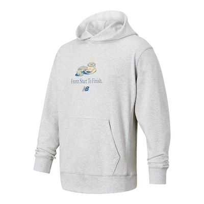 new balance Sweatshirt 'Cafe' in Dark blue / Yellow / Grey, Item view