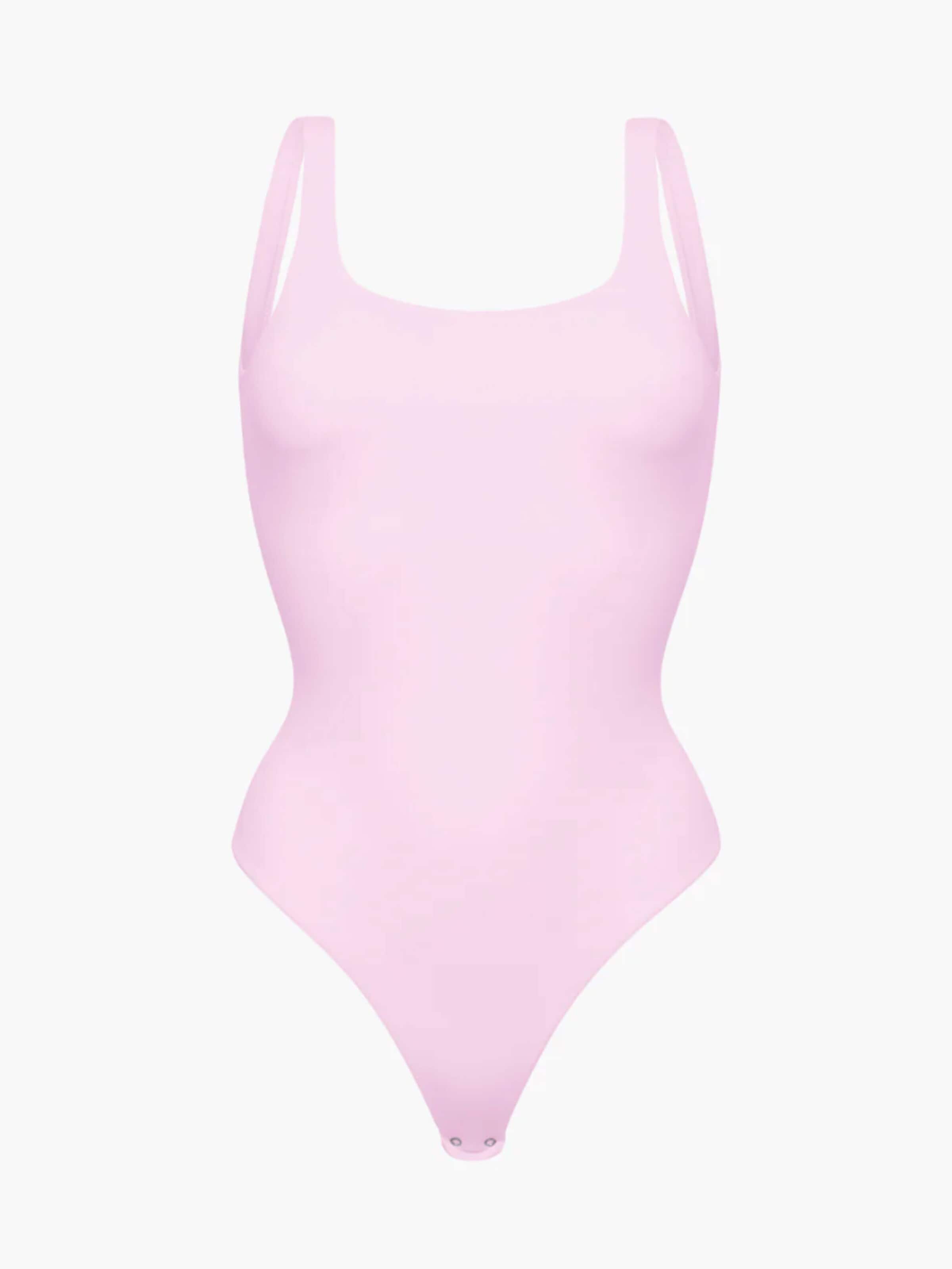 cfab (formerly creamy fabrics) - Body moldeador 'Low Back - Body' en rosa: frente