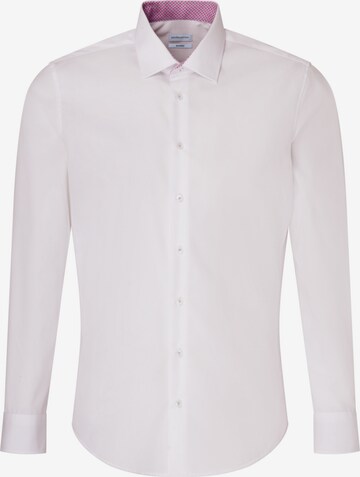 Coupe slim Chemise business SEIDENSTICKER en blanc : devant