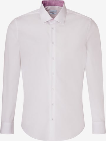 Coupe slim Chemise business SEIDENSTICKER en blanc : devant