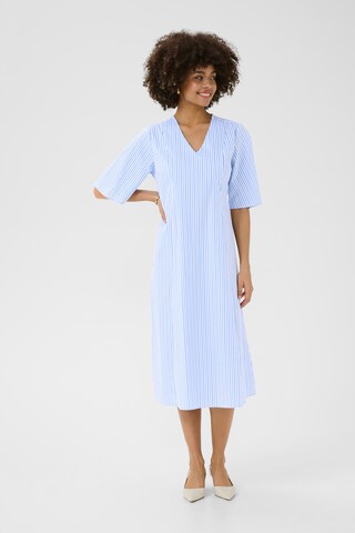 CULTURE Shirt Dress in Blue: front