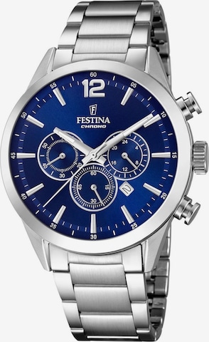 Montre à affichage analogique FESTINA en bleu : devant