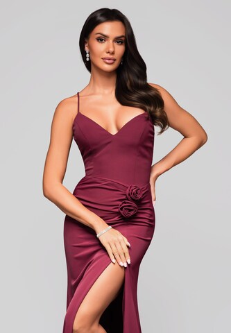 Robe de soirée Ombre en rouge