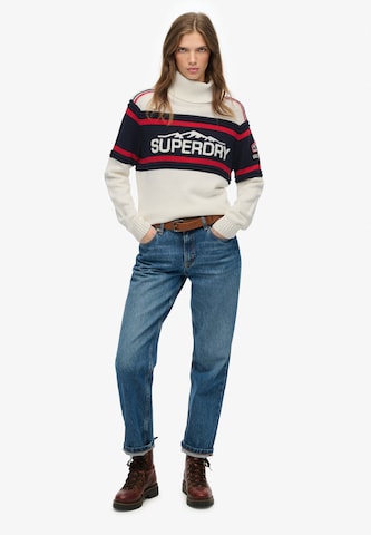 Pull-over 'Apres Ski' Superdry en blanc