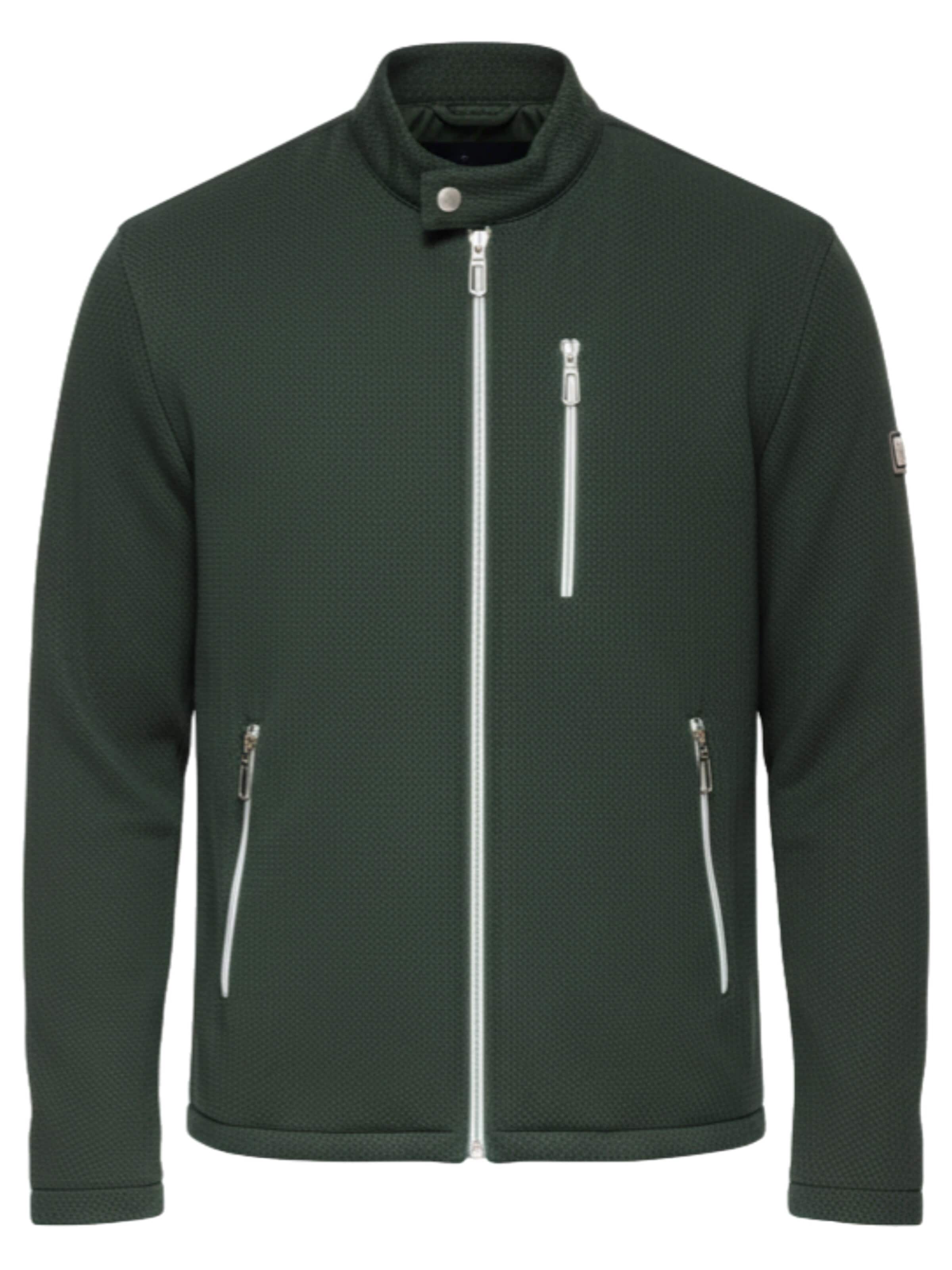 Ombre Between-season jacket in Green: front