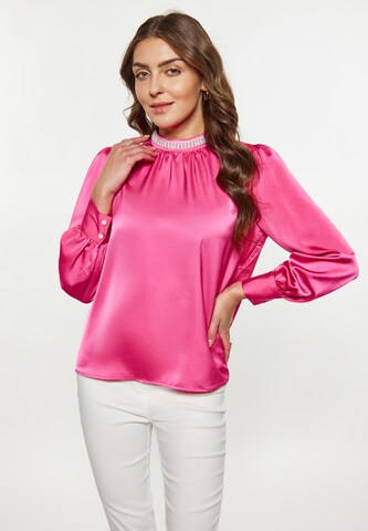 faina Bluse i rosa: forside