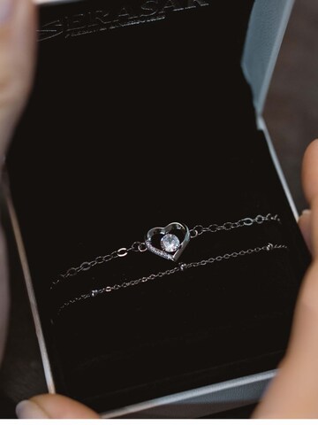 SERASAR Bracelet 'Anklet Heart' in Black
