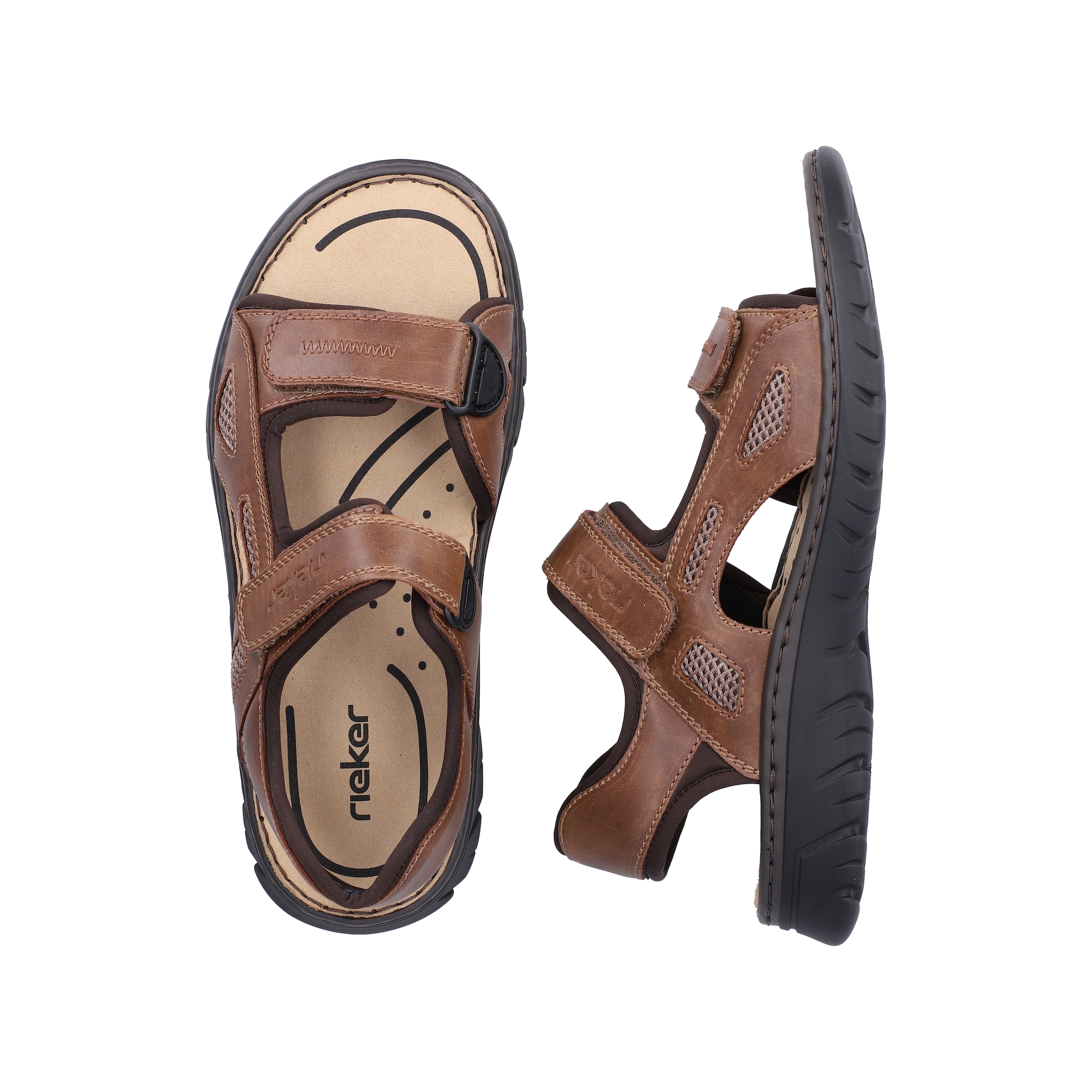 Sandales de randonnée Rieker en marron