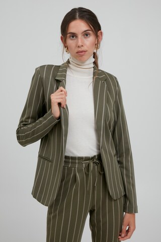 Blazer 'RUTI' di ICHI in verde: frontale