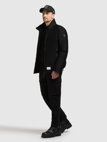 khujo Winterjacke 'Huey' in Schwarz
