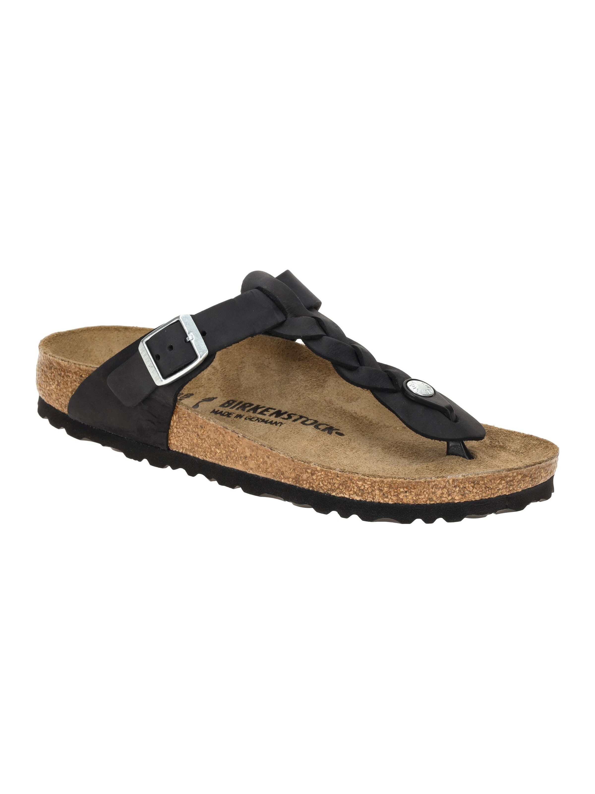 BIRKENSTOCK Pantolette‌ in Schwarz: Vorderseite