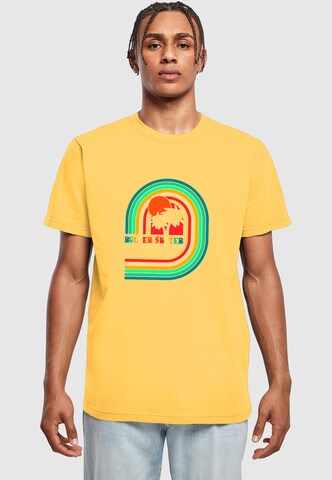 Mister Tee Shirt 'Roller Skater' in Yellow: front