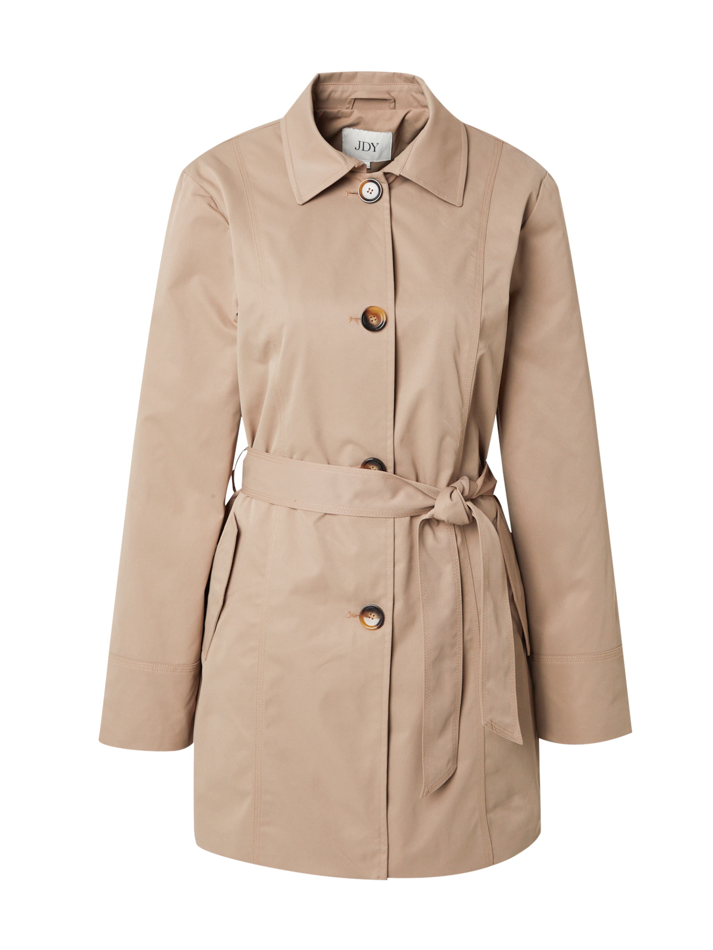 JDY Přechodný kabát 'JDYIsadora' – béžová: přední strana