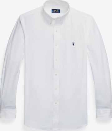 balta Polo Ralph Lauren Priglundantis modelis Marškiniai: priekis