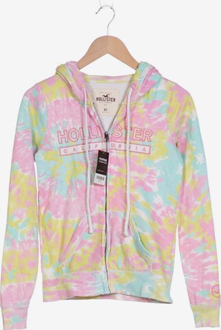 HOLLISTER Sweatshirt & Zip-Up Hoodie in XS in Pink: front