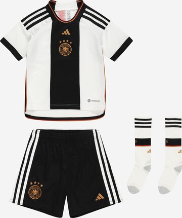 ADIDAS PERFORMANCE Strój treningowy 'Germany 22 Home Mini Kit' w kolorze czarny: przód