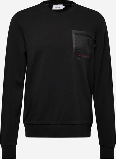 Calvin Klein Sweatshirt in melone / schwarz, Produktansicht
