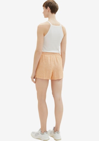 TOM TAILOR DENIM Regular Shorts in Orange