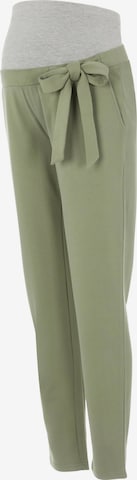 MAMALICIOUS Παντελόνι 'Masmini' σε πράσινο: μπροστά