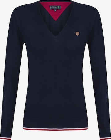 Pull-over 'Pergusars' Sir Raymond Tailor en bleu : devant