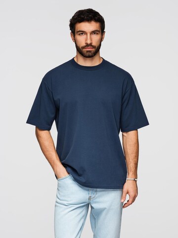 Ombre Shirt in Blauw: voorkant