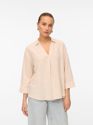 VERO MODA Блузка 'VMLinn' в Бежевый: спереди