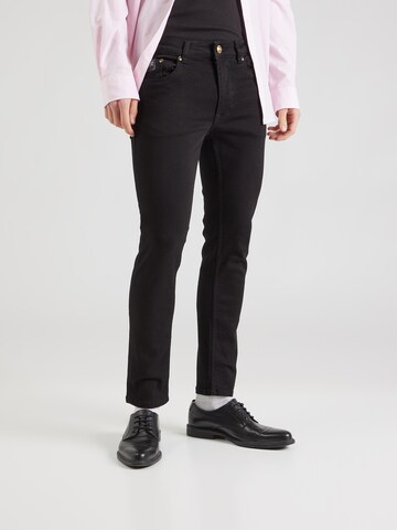 Versace Jeans Couture Skinny Jeans in Black: front