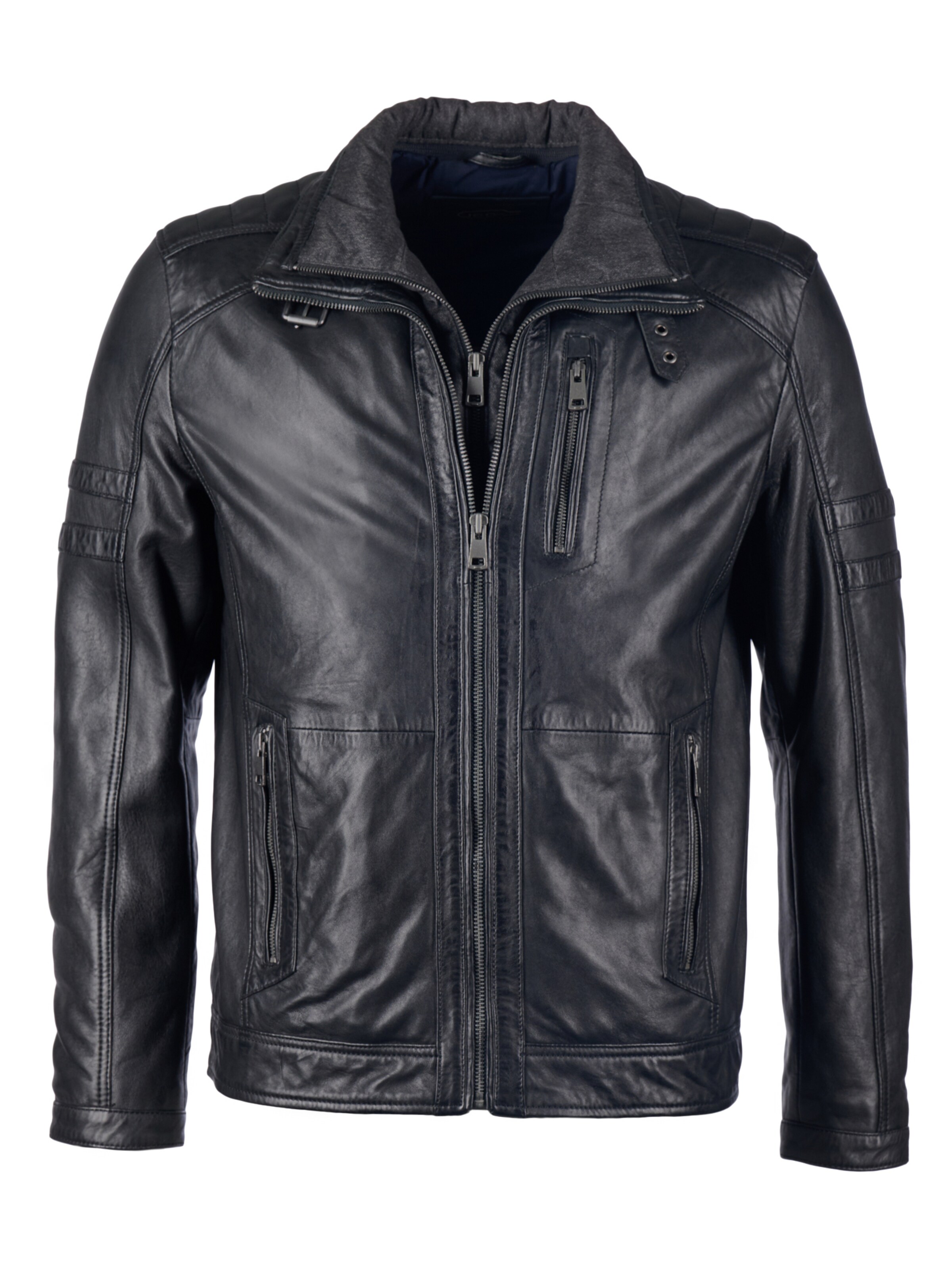 Veste mi-saison JCC en noir : devant