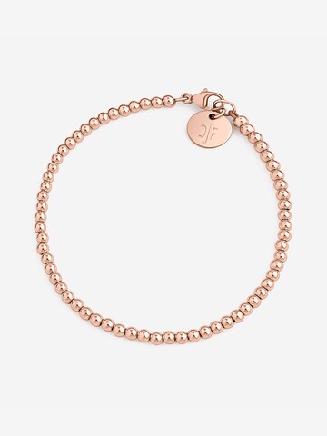 CLASSYANDFABULOUS Jewelry Bracelet 'Kugelarmband 3mm 14k Gold filled/ 14k Roségold filled/ 925 Sterling Silber' in Gold: front
